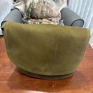 Coach olive green swords bucket bag